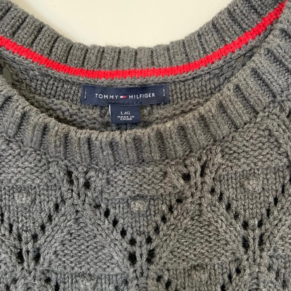 Tommy Hilfiger Large Pom Pom Knit Sweater - Picture 3 of 4